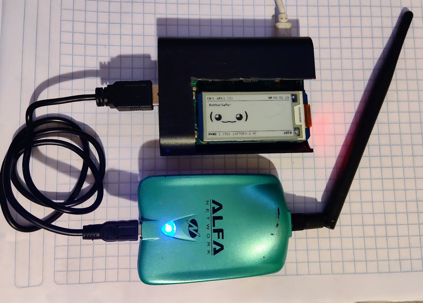 Running an external wifi adapter on a pwnagotchi better safe infosec